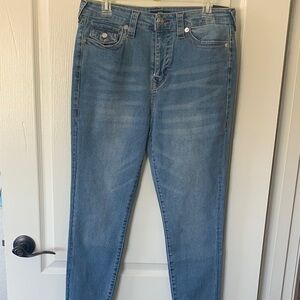 True Religion Blue Skinny Jeans Classic Style